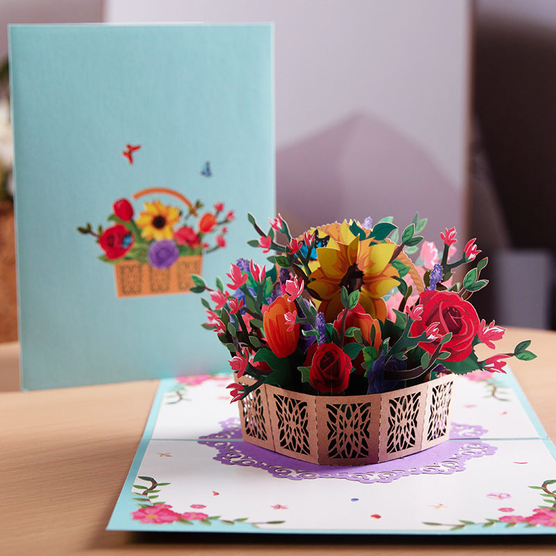 Bloom Luxe Pop-Up Card